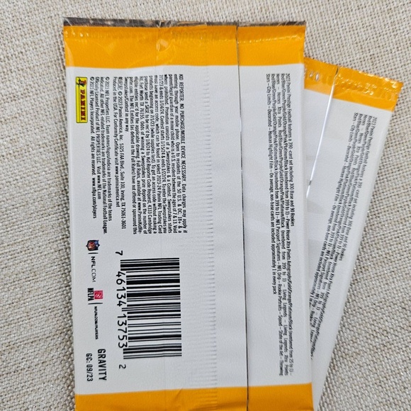 2023 Panini Prestige‎ NFL Trading Card Pack Aaron Rodgers 5 card pk - 6 packs - Picture 6 of 8